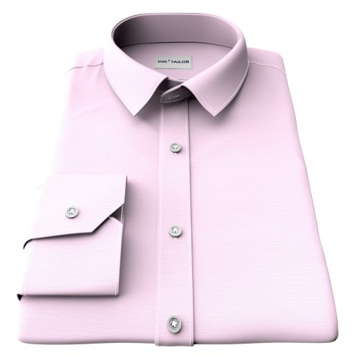 poza cu vedere din fata la camasa pentru barbati Antoine BX1028 din 100% Bumbac, 50-50 Fil aFil, cu textura uni de culoare roz