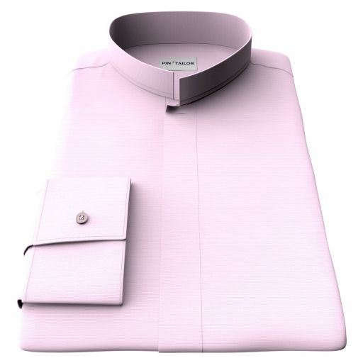 poza cu vedere din fata la camasa pentru barbati Zen BX1028 din 100% Bumbac, 50-50 Fil a Fil, cu textura uni de culoare roz
